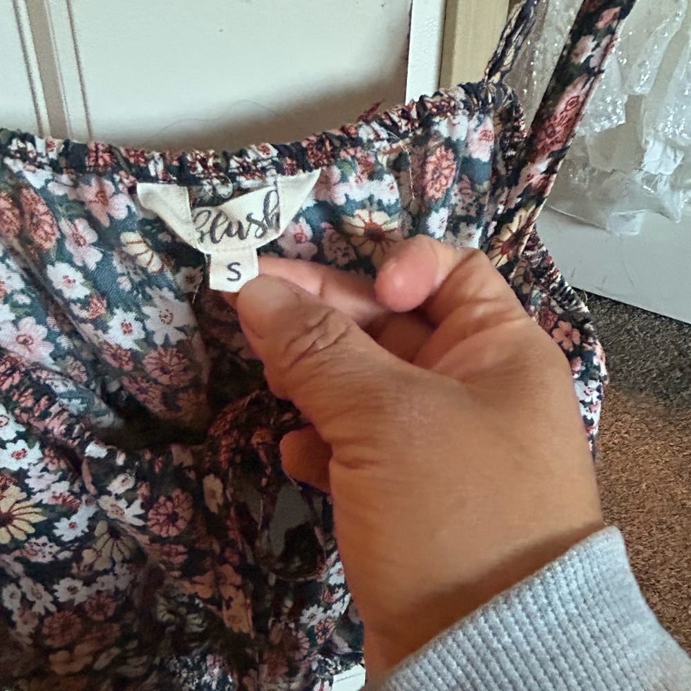 Blush Pink Floral Camisole Top